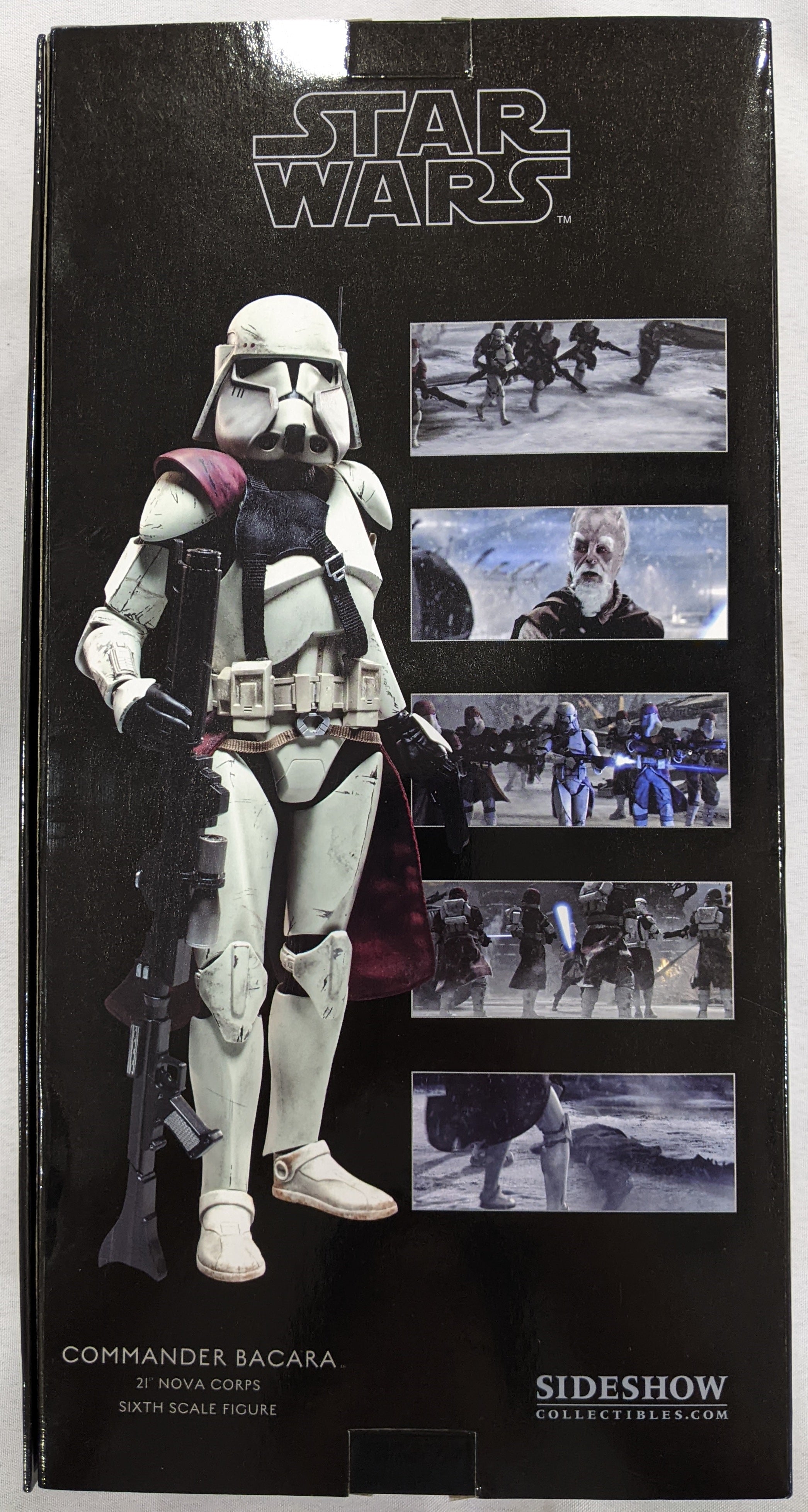 Sideshow Collectible 1/6 Star Wars Militaries of Star Wars 21st Nova Corps Commander Bacara Sixth Scale Figure *Open Box*