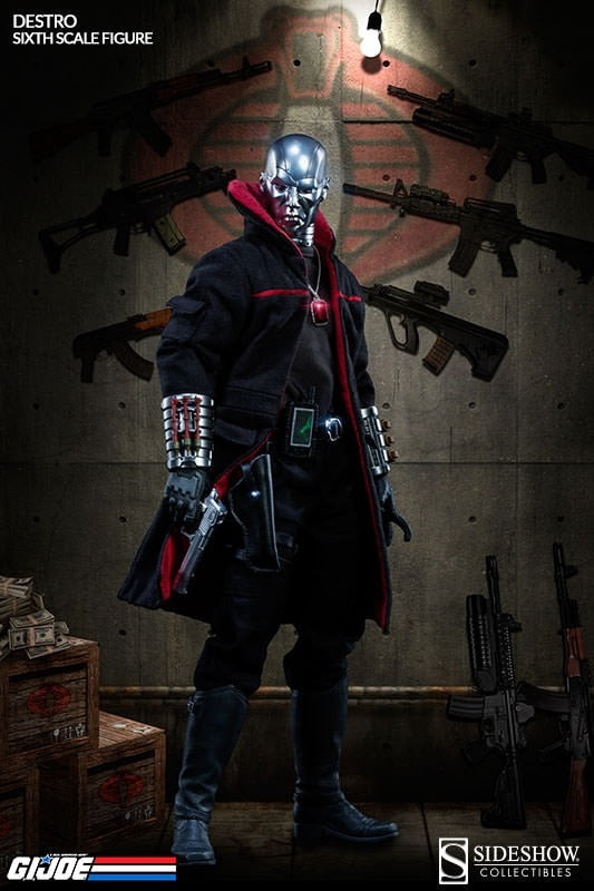 Sideshow Collectible 1/6 G.I. Joe Destro Sixth Scale Figure