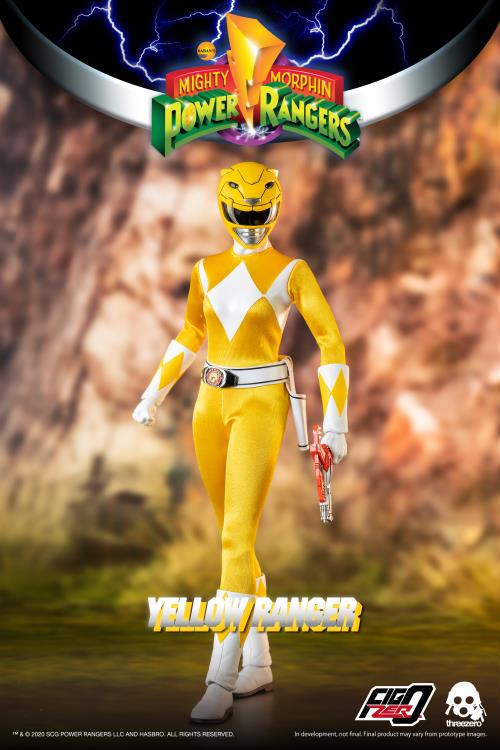 ThreeZero FigZero 1/6 Mighty Morphin Power Rangers Yellow Ranger Sixth Scale Figure