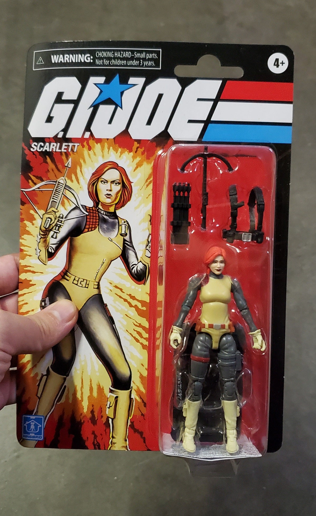 Hasbro Retro G.I. Joe Scarlett Walmart Exclusive Action Figure